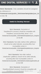 Mobile Screenshot of onedigitalservices.com